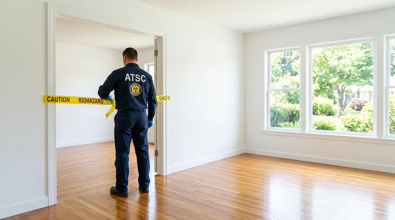 Certified biohazard cleanup crew performing Crime Scene Cleanup in Carrizo Springs
